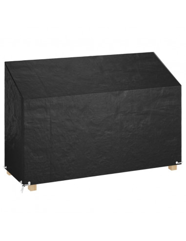 Copri Panca da Giardino 8 Occhielli 190x70x70/88 cm Polietilene
