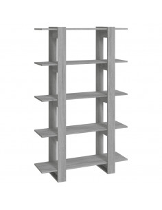 Libreria/Divisorio Grigio Sonoma 100x30x160 cm 2