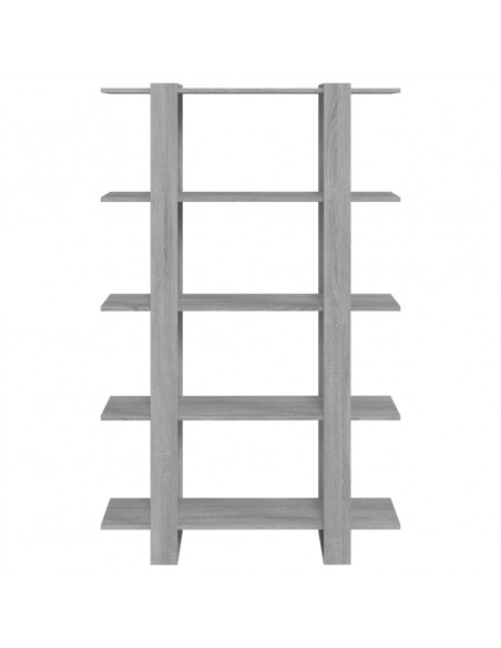 Libreria/Divisorio Grigio Sonoma 100x30x160 cm