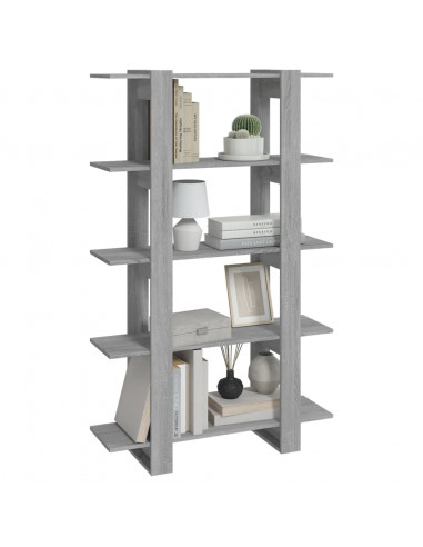 Libreria/Divisorio Grigio Sonoma 100x30x160 cm