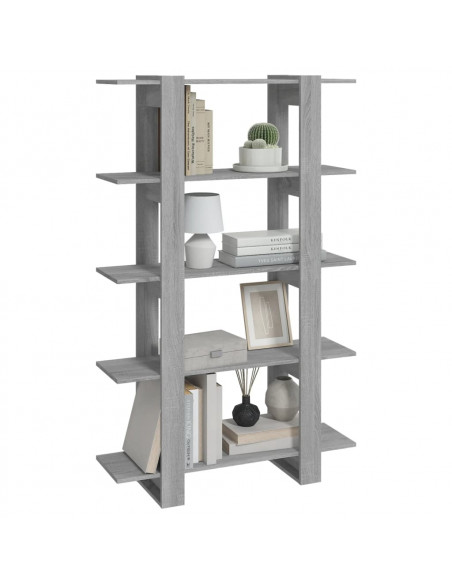 Libreria/Divisorio Grigio Sonoma 100x30x160 cm