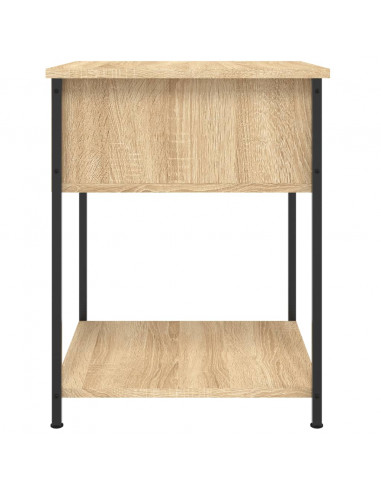 Comodini 2 pz Rovere Sonoma 44x45x58 cm in Legno Multistrato