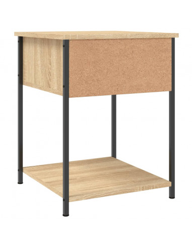Comodini 2 pz Rovere Sonoma 44x45x58 cm in Legno Multistrato