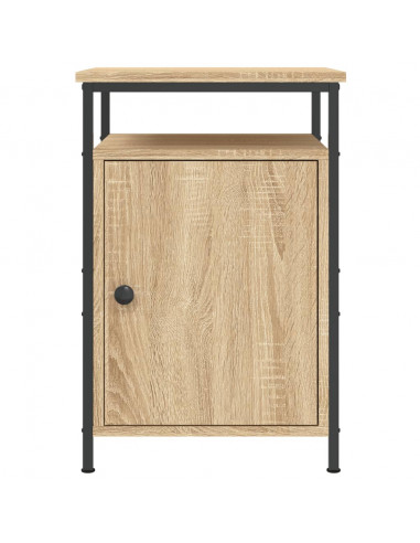 Comodini 2 pz Rovere Sonoma 40x42x60 cm in Legno Multistrato
