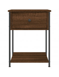 Comodini 2 pz Rovere Marrone 44x45x58 cm in Legno Multistrato 2