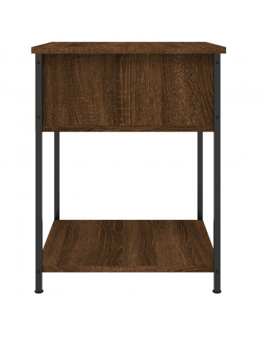 Comodini 2 pz Rovere Marrone 44x45x58 cm in Legno Multistrato