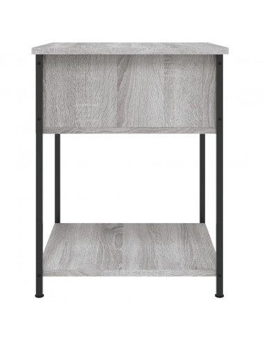 Comodini 2 pz Grigio Sonoma 44x45x58 cm in Legno Multistrato