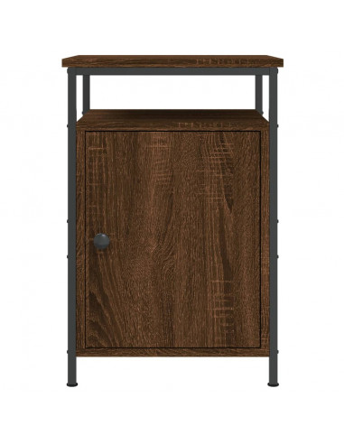 Comodini Rovere Marrone 2 pz 40x42x60 cm Legno Multistrato