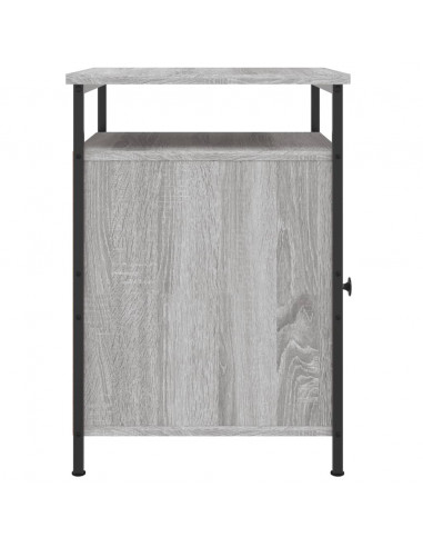 Comodini 2 pz Grigio Sonoma 40x42x60 cm in Legno Multistrato