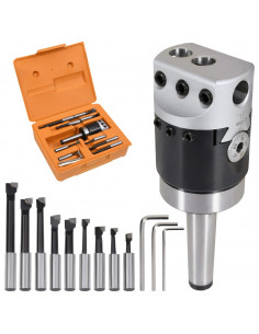 Set Strumenti di Foraggio 15 pz 50 mm con Teste MT2-F1-12 2