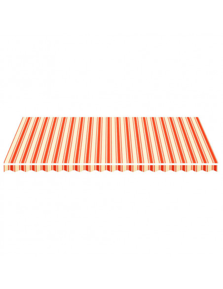 Tessuto di Ricambio per Tenda da Sole Giallo e Arancio 5x3 m