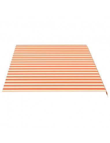 Tessuto di Ricambio per Tenda da Sole Giallo e Arancio 5x3 m