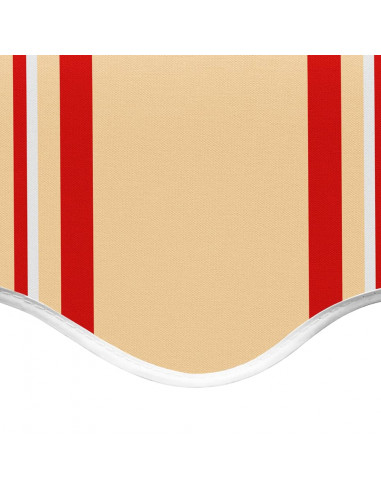 Tessuto di Ricambio per Tenda da Sole Giallo e Arancio 5x3 m