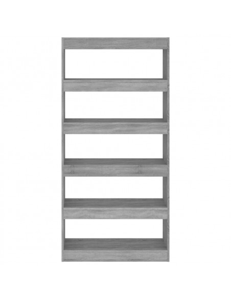 Libreria/Divisorio Grigio Sonoma 80x30x166 cm in Truciolato