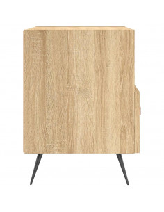 Comodini 2 pz Rovere Sonoma 40x35x47,5 cm in Legno Multistrato 2
