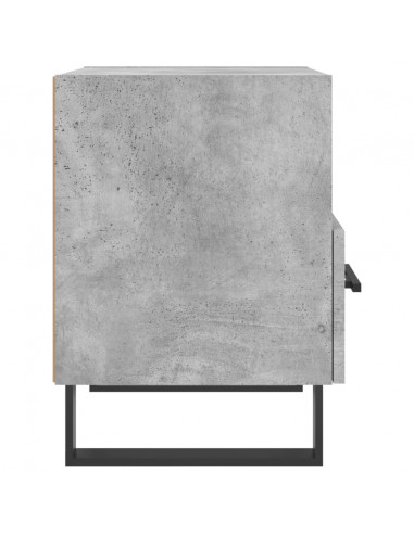 Comodini 2 pz Grigio Cemento 40x35x47,5 cm in Legno Multistrato