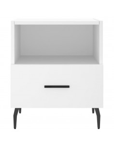 Comodini 2 pz Bianchi 40x35x47,5 cm in Legno Multistrato 2