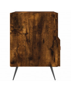 Comodini 2 pz Rovere Fumo 40x35x47,5 cm in Legno Multistrato 2