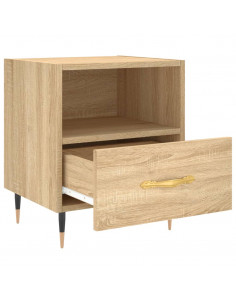 Comodini 2 pz Rovere Sonoma 40x35x47,5 cm in Legno Multistrato 2