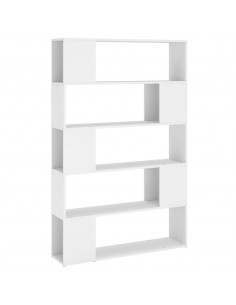 Libreria/Divisorio Bianco 100x24x155 cm in Legno Multistrato 2