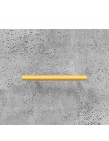 Comodino Grigio Cemento 40x35x47,5 cm in Legno Multistrato