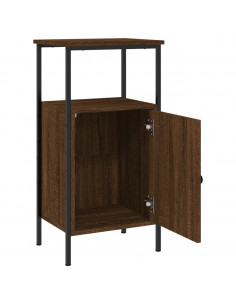 Comodini 2 pz Rovere Marrone 41x31x80 cm in Legno Multistrato 2