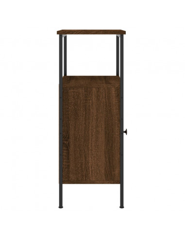 Comodini 2 pz Rovere Marrone 41x31x80 cm in Legno Multistrato