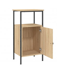 Comodini 2pz Rovere Sonoma 41x31x80 cm in Legno Multistrato 2