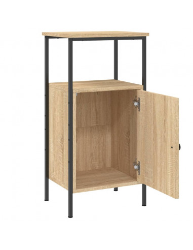 Comodini 2pz Rovere Sonoma 41x31x80 cm in Legno Multistrato