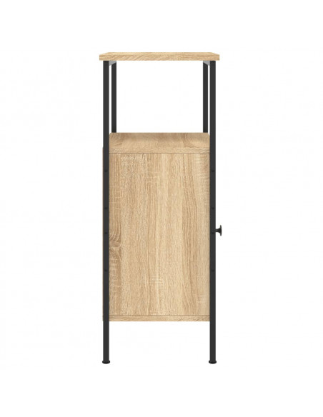 Comodini 2pz Rovere Sonoma 41x31x80 cm in Legno Multistrato