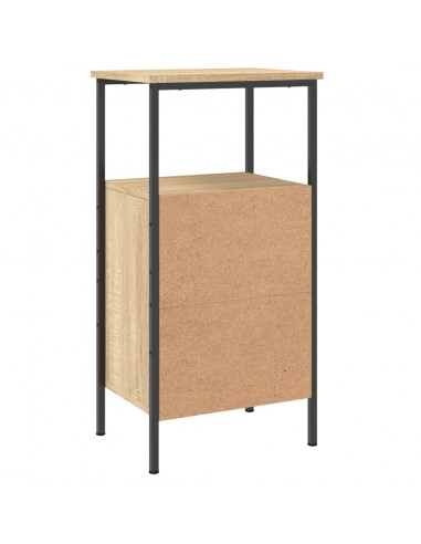 Comodini 2pz Rovere Sonoma 41x31x80 cm in Legno Multistrato