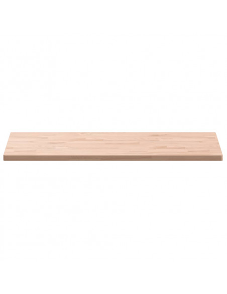 Piano Tavolo 100x50x2,5cm Rettangolare Legno Massello di Faggio