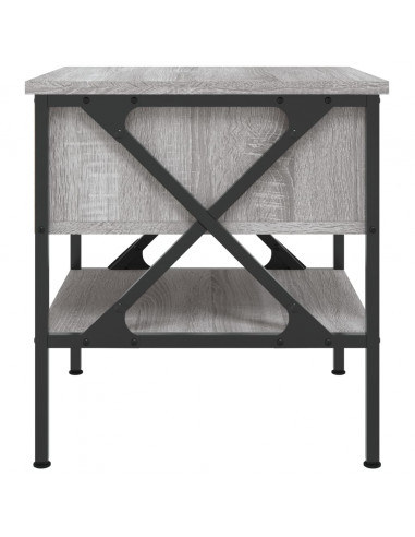 Comodini 2 pz Grigio Sonoma 40x42x45 cm in Legno Multistrato