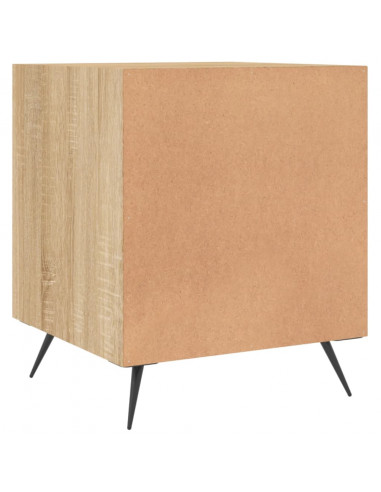 Comodini 2 pz Rovere Sonoma 40x40x50 cm in Legno Multistrato