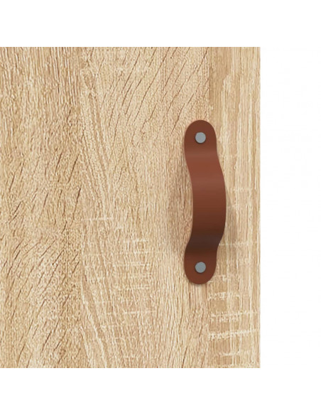 Comodini 2 pz Rovere Sonoma 40x40x50 cm in Legno Multistrato