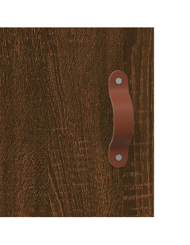 Comodini 2 pz Rovere Marrone 40x40x50 cm in Legno Multistrato