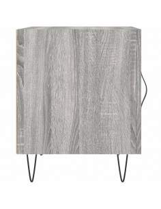Comodini 2 pz Grigio Sonoma 40x40x50 cm in Legno Multistrato 2