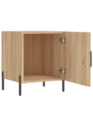 Comodini 2 pz Rovere Sonoma 40x40x50 cm in Legno Multistrato