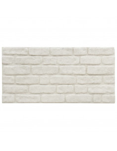 Pannelli Murali 3D con Design a Mattoni Bianco 11 pz EPS 2