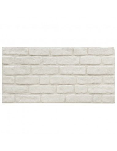 Pannelli Murali 3D con Design a Mattoni Bianco 11 pz EPS