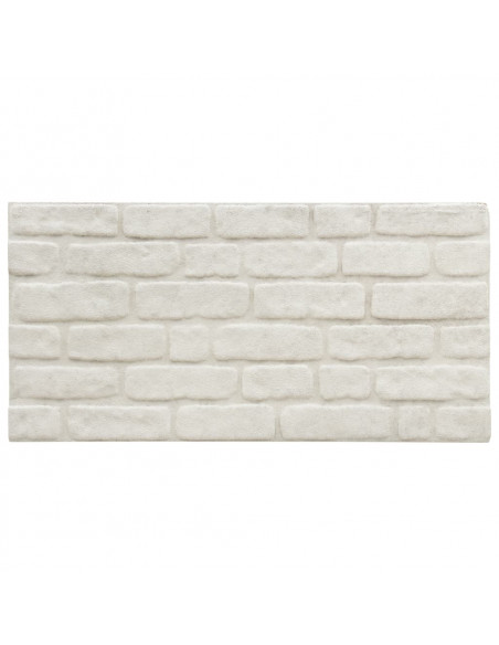Pannelli Murali 3D con Design a Mattoni Bianco 11 pz EPS