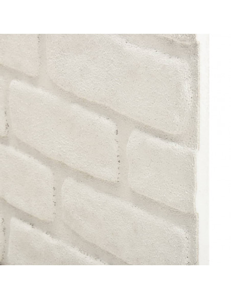 Pannelli Murali 3D con Design a Mattoni Bianco 11 pz EPS