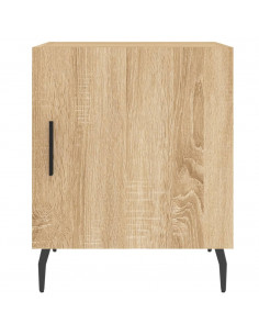 Comodini 2 pz Rovere Sonoma 40x40x50 cm in Legno Multistrato 2