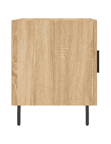 Comodini 2 pz Rovere Sonoma 40x40x50 cm in Legno Multistrato
