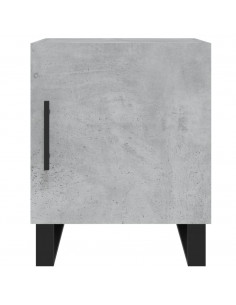 Comodini 2 pz Grigio Cemento 40x40x50 cm in Legno Multistrato 2
