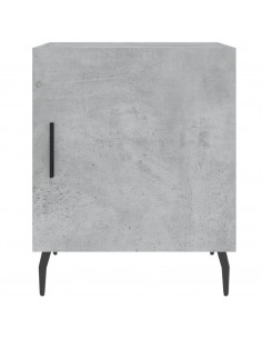 Comodini 2 pz Grigio Cemento 40x40x50 cm in Legno Multistrato 2