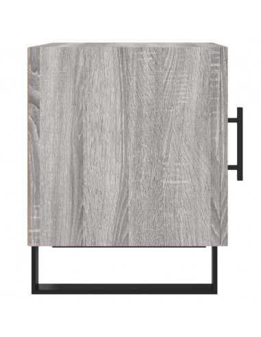 Comodini 2 pz Grigio Sonoma 40x40x50 cm in Legno Multistrato