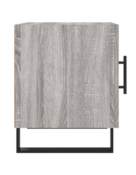 Comodini 2 pz Grigio Sonoma 40x40x50 cm in Legno Multistrato