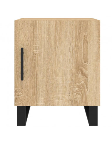 Comodini 2 pz Rovere Sonoma 40x40x50 cm in Legno Multistrato