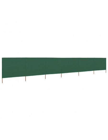 Paravento a 6 Pannelli in Tessuto 800x160 cm Verde